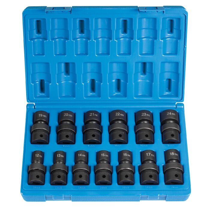 1/2" Drive Standard Length Metric Universal Set