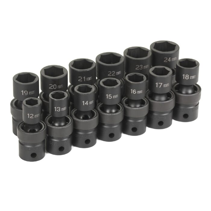 1/2" Drive Standard Length Metric Universal Set - Image 2