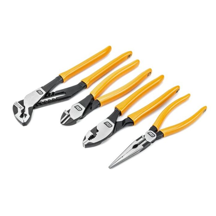 4 Pc. Pitbull Dipped Handle Mixed Plier Set